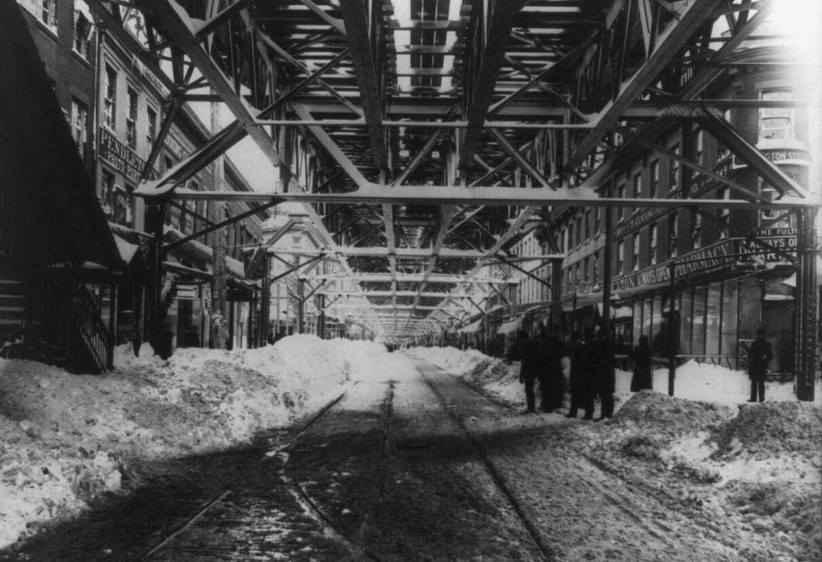 The Great Snow Blizzard Of 1888.