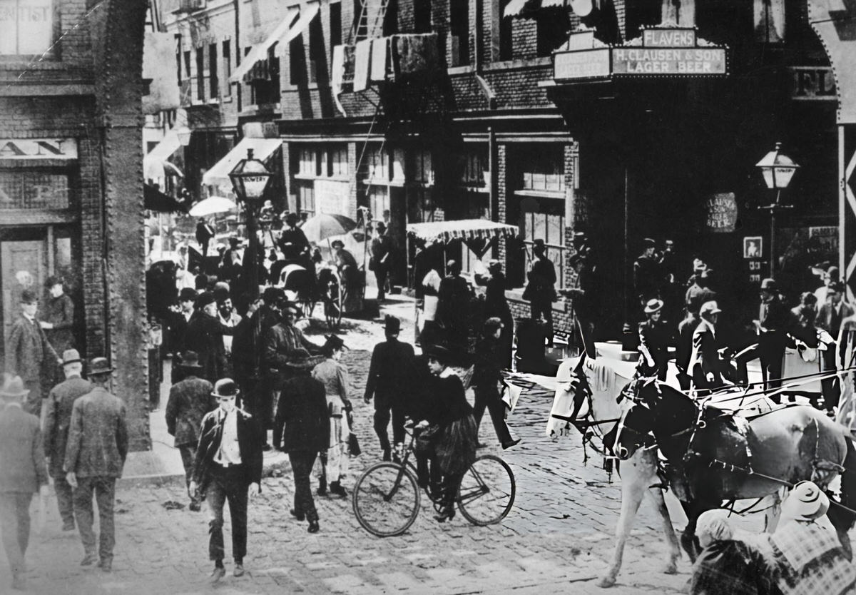 The Bowery, An East Side Thoroughfare, New York.