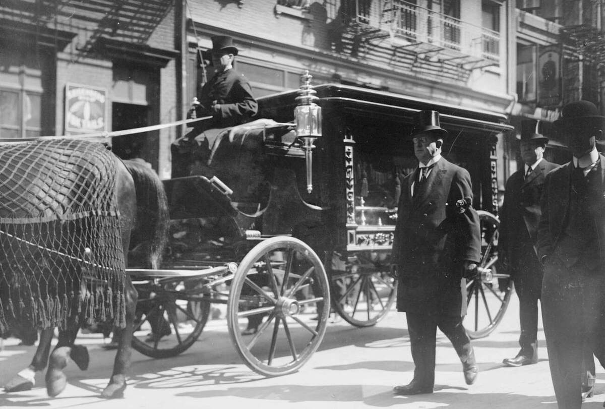 Funeral For Timothy &Amp;Quot;Big Tim&Amp;Quot; Daniel Sullivan At St. Patrick'S Old Cathedral In The Bowery, New York, 1913.
