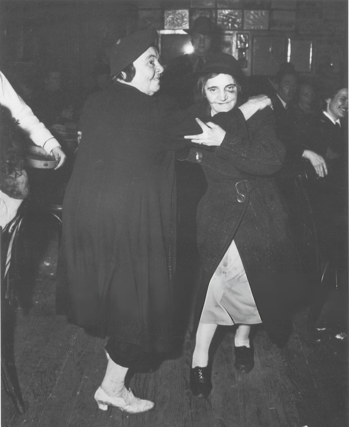 Two Women Dancing At Sammy'S On The Bowery, New York, 1944.