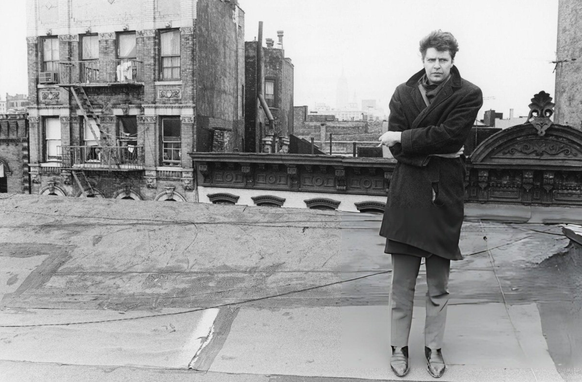 Composer Glenn Branca On The Roof Of His Home In The Bowery, 1981.