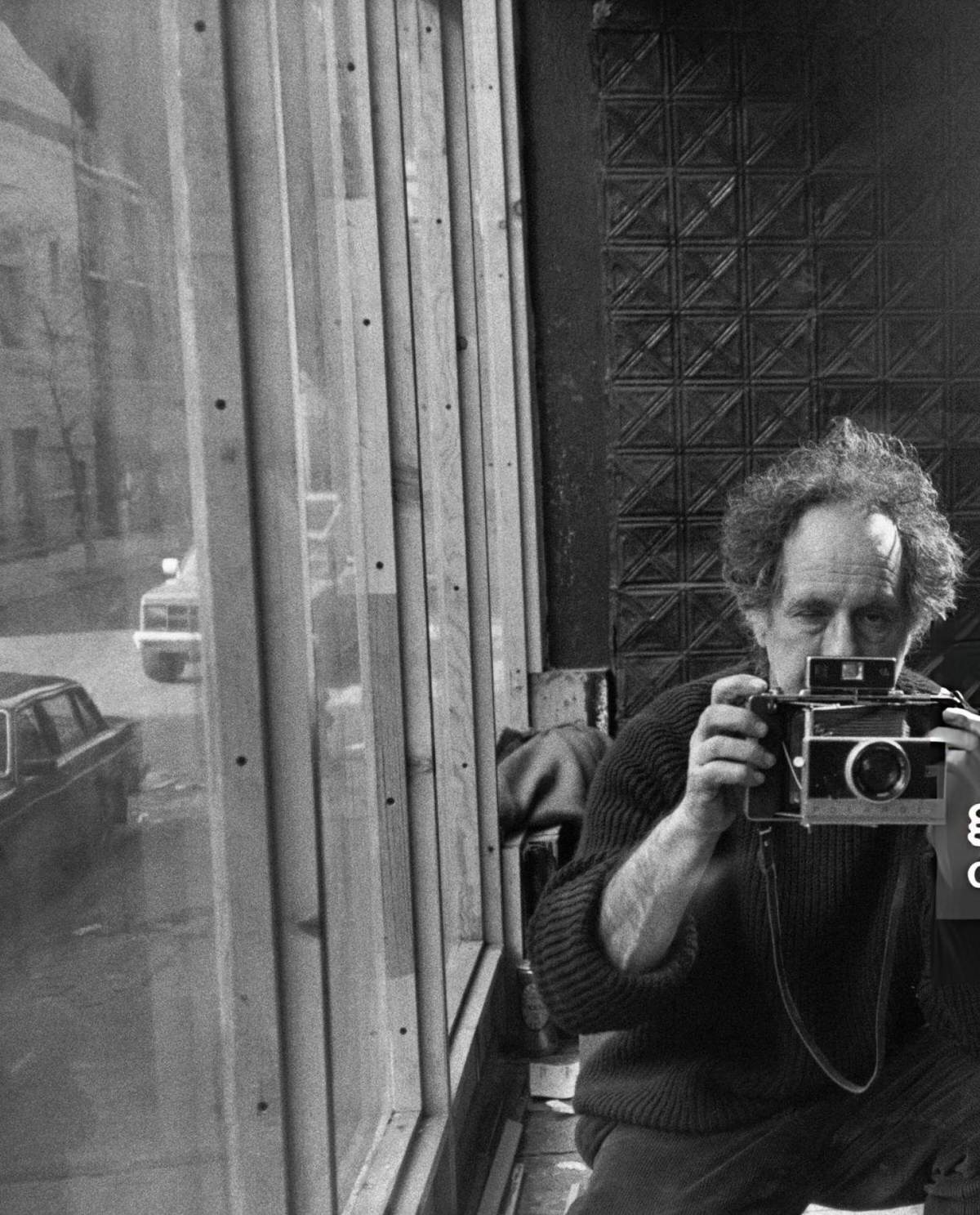 Robert Frank In His Studio On Bleecker Street Near The Bowery, 1984.