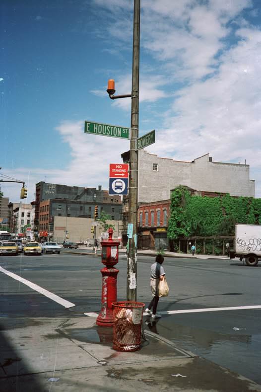 Houston St., Bowery, 1989