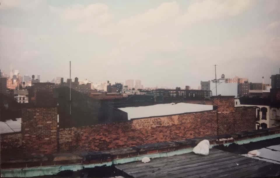 Looking Ne From The Roof Of 262 Bowery, 1989.