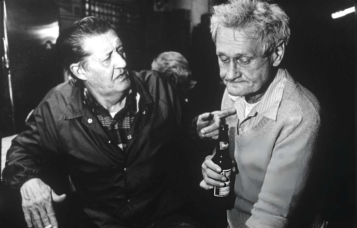 Patrons At Al'S Bar, The Last Flophouse Bar On The Bowery, 1990.