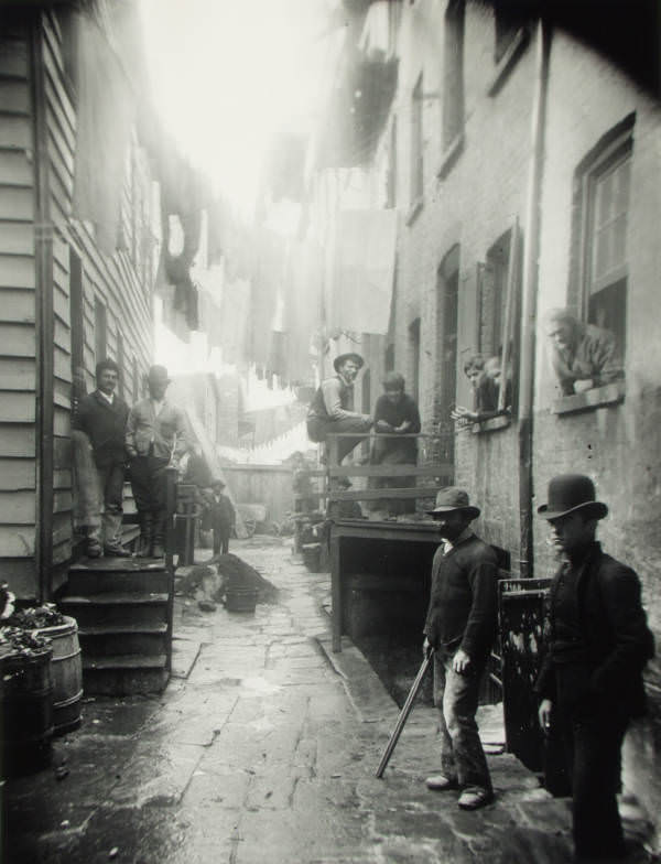 &Amp;Quot;Bandit'S Roost,&Amp;Quot; A Labyrinth Of Alleyways And Shanty Homes That Jacob Riis Called &Amp;Quot;The Vilest And Worst To Be Found Anywhere,&Amp;Quot; 1888.