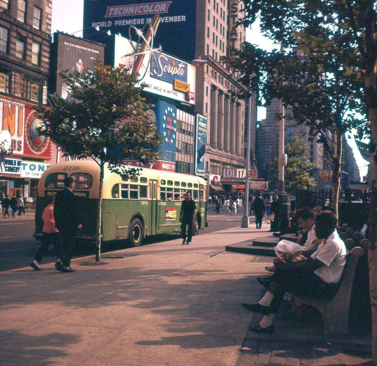 Broadway In The Summer, New York, 1962.