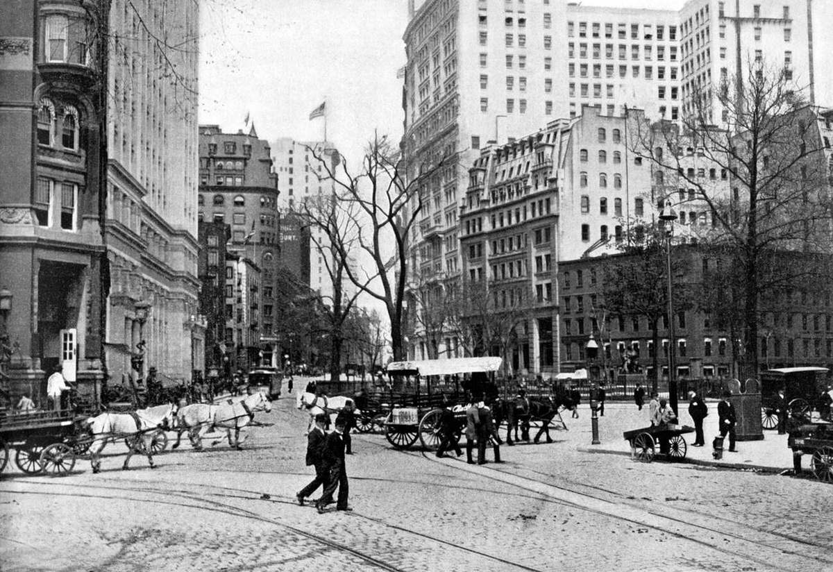 Broadway Terminus, New York, 1899.