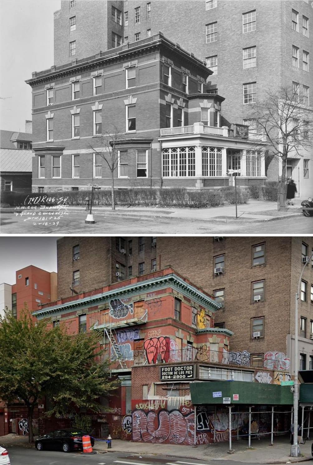 Grand Concourse &Amp;Amp; Bush Street, Bronx Ny (1929-2019).