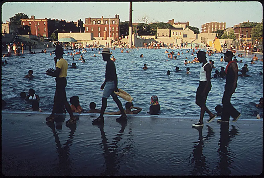 Kosciusko Public Swimming Pool In The Heart Of Bed-Stuy.