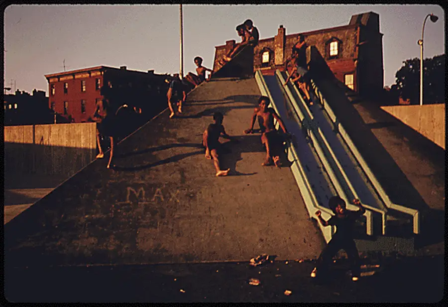 Kosciosko Swimming Pool -- A Public Pool In The Bedford-Stuyvesant District Of Brooklyn.