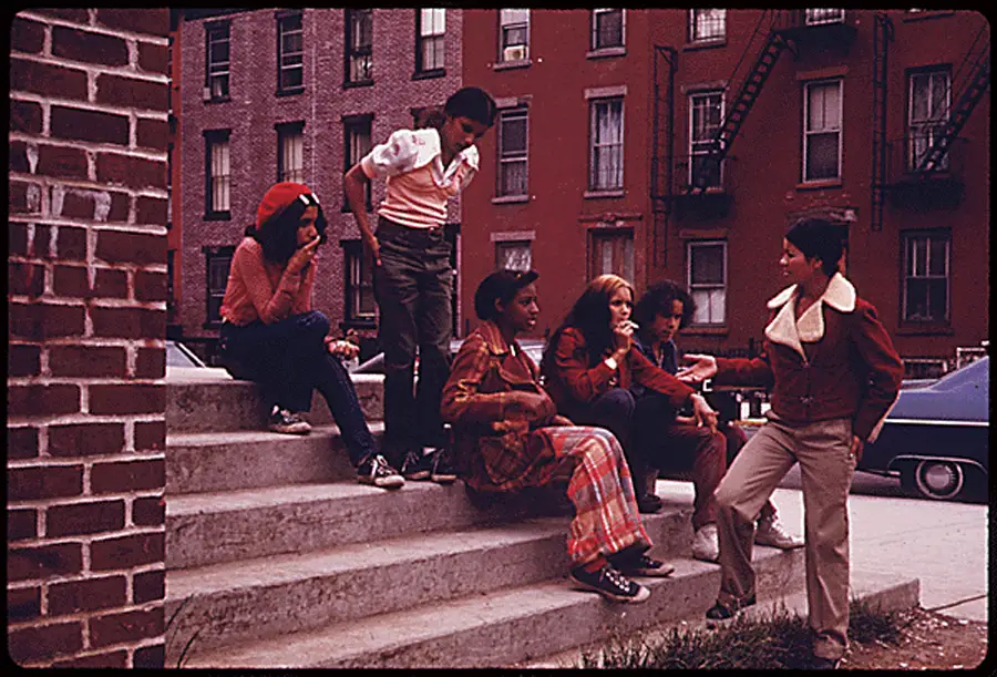 Latin Youth At Lynch Park, Brooklyn.