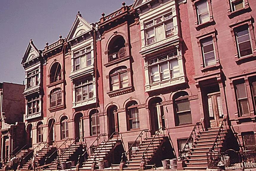 Turn-Of-The-Century Brownstone Apartments.