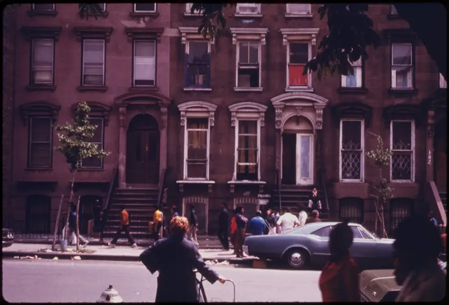 Apartment House Across From Fort Green Park In Brooklyn.