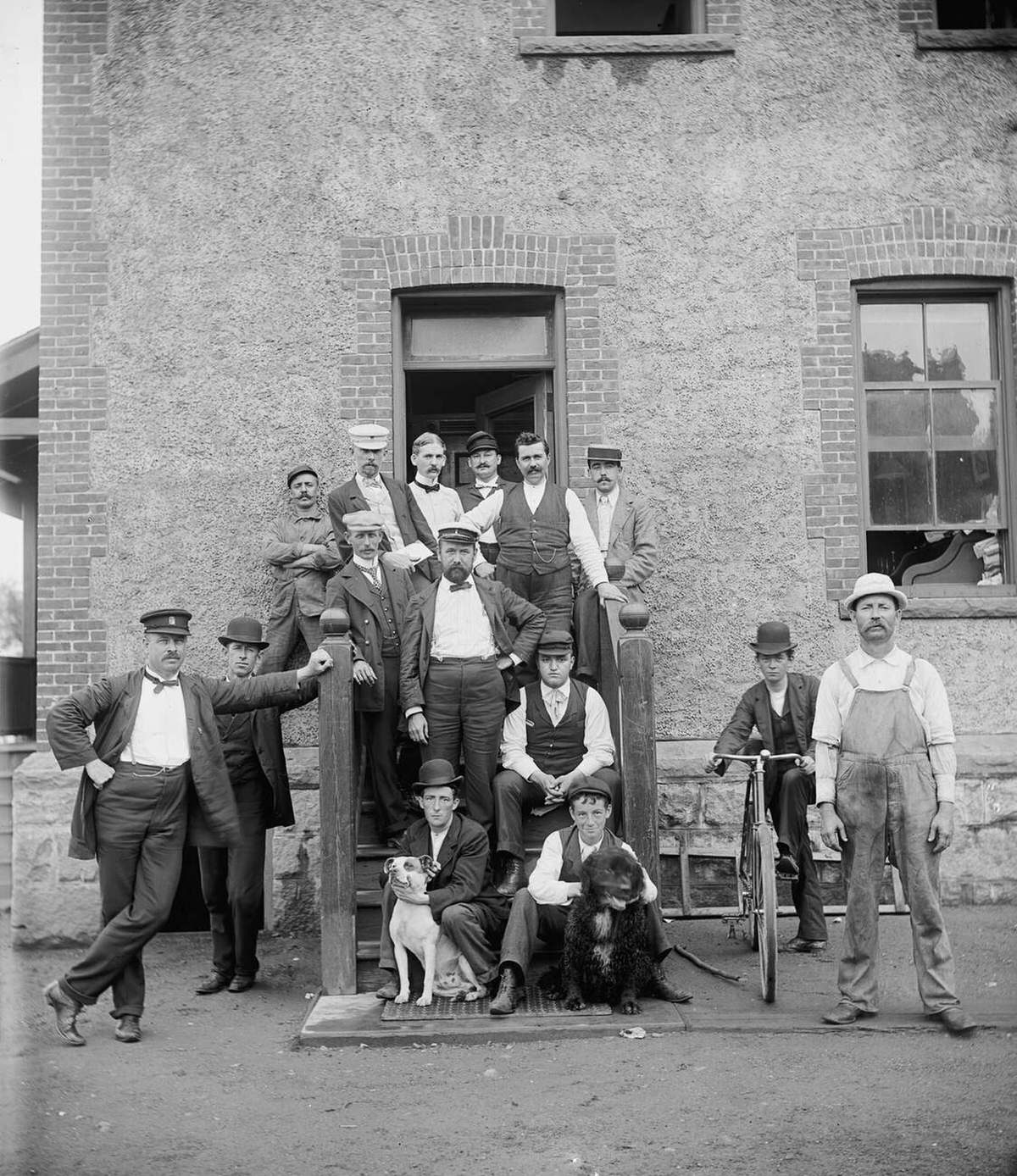 Stewards At The Brooklyn Navy Yard Hospital, 1900.