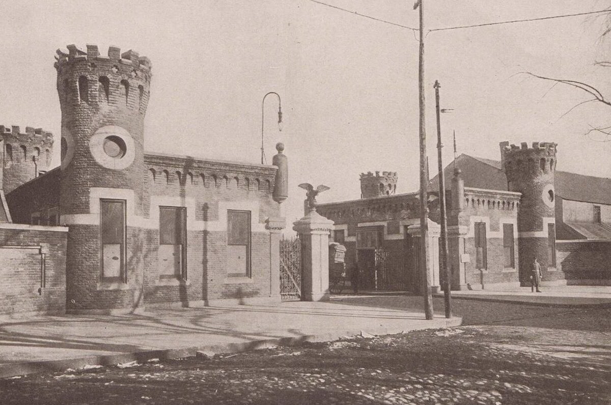 Entrance To The Brooklyn Navy Yard, 1903.