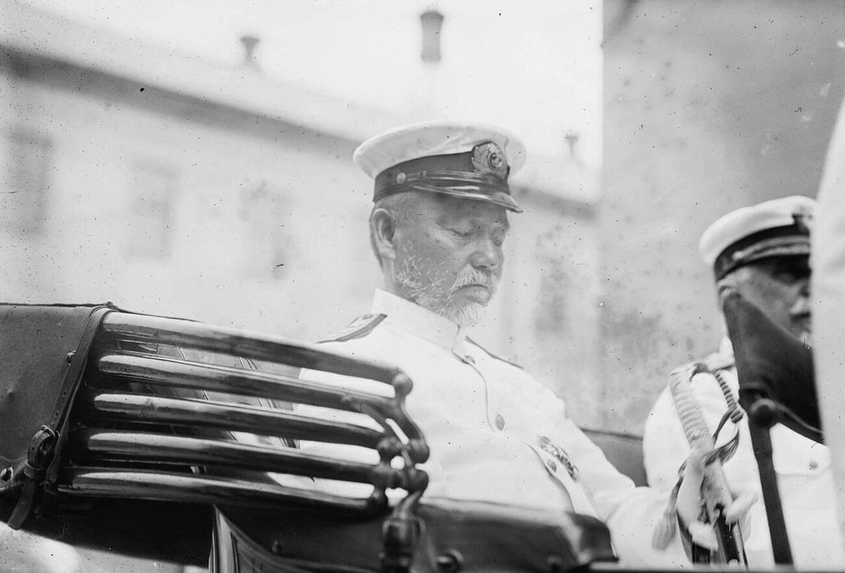 Admiral Togo Visiting The Brooklyn Navy Yard, 1911.