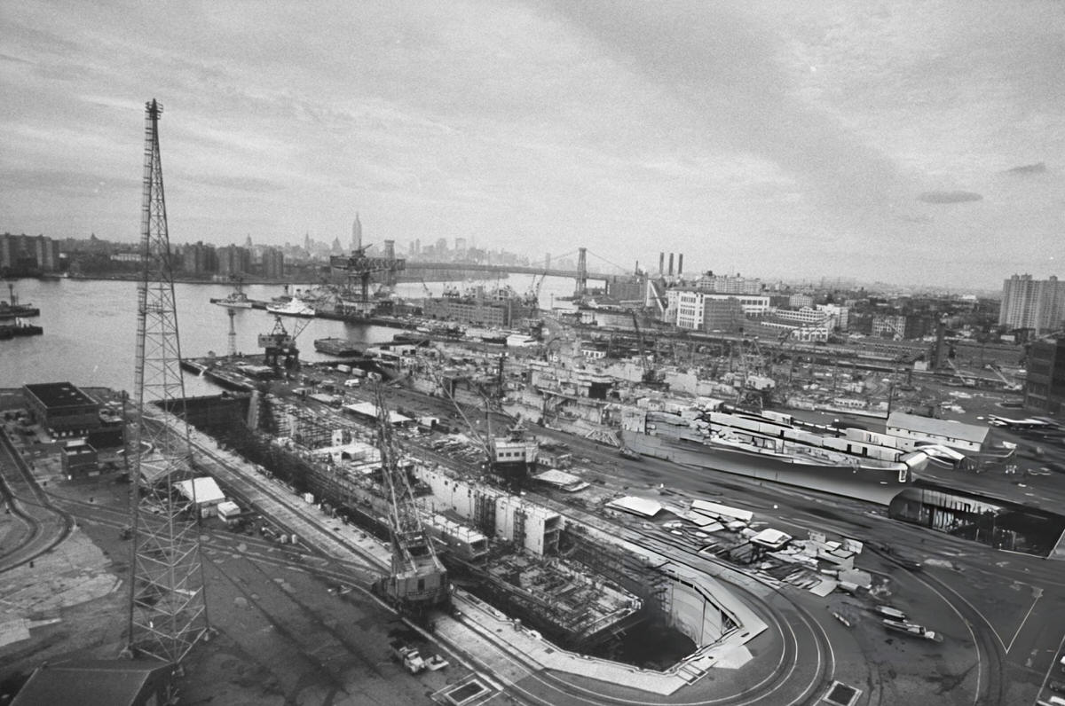 Brooklyn Navy Yard Following The Closure Order From The Defense Department, 1964.