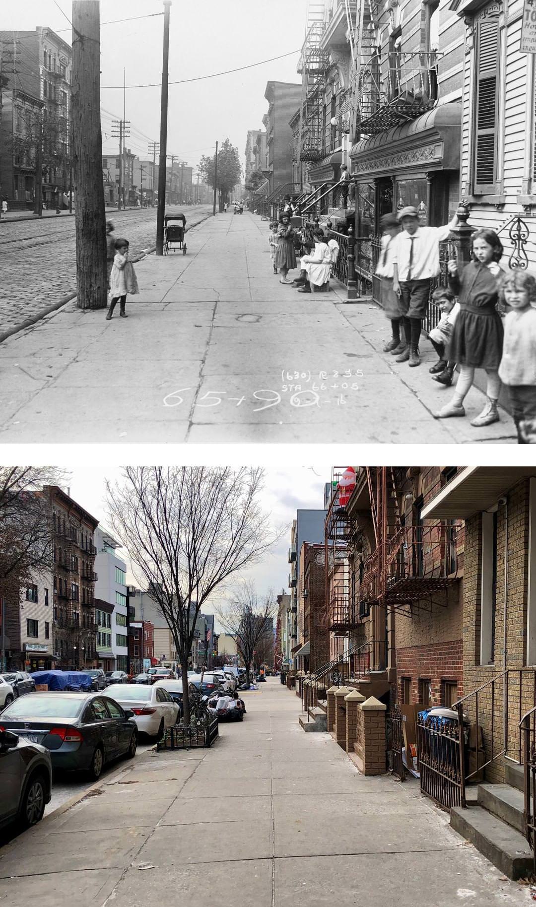 Metropolitan Avenue From Manhattan Avenue, Williamsburg, 1916–2020.