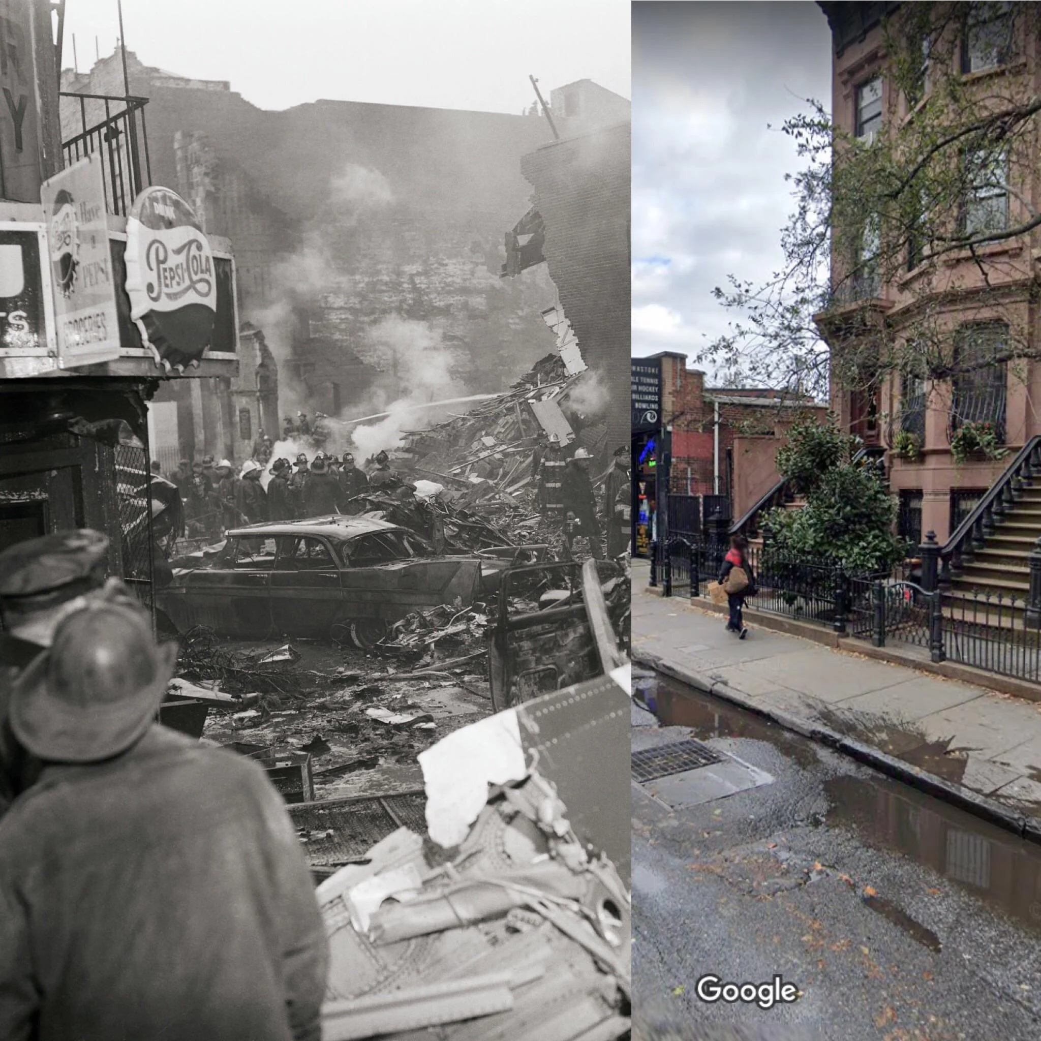 Plane Debris In Park Slope After A Mid-Air Collision, Brooklyn, 1960–2020S.