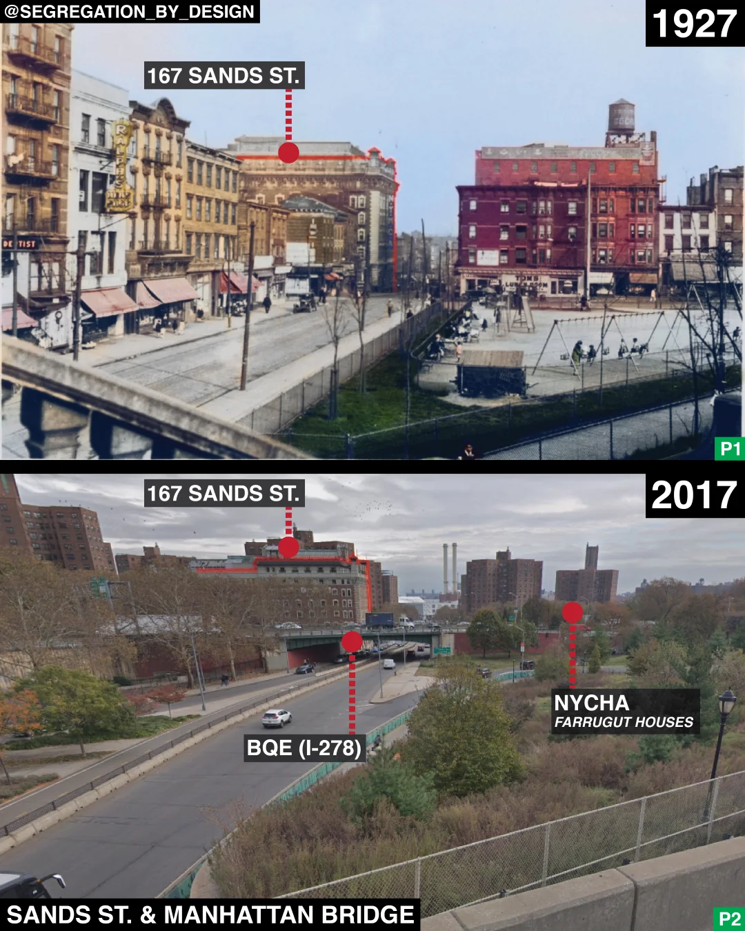 Sands Street In Downtown Brooklyn, 1927–2021.