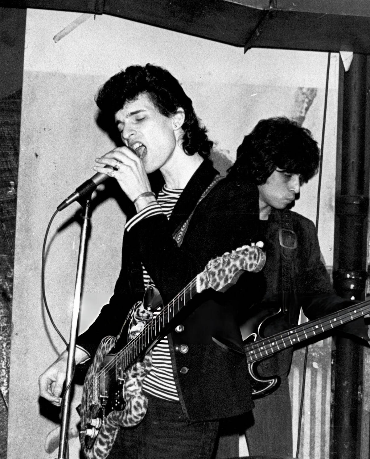 Willie Deville And Ruben Siguenza At Cbgb, New York.