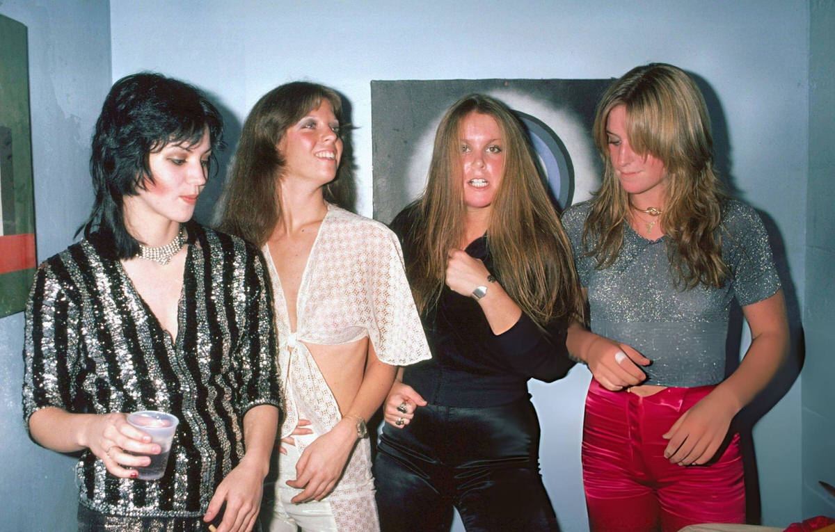 The Runaways Backstage At Cbgb, New York, 1976.