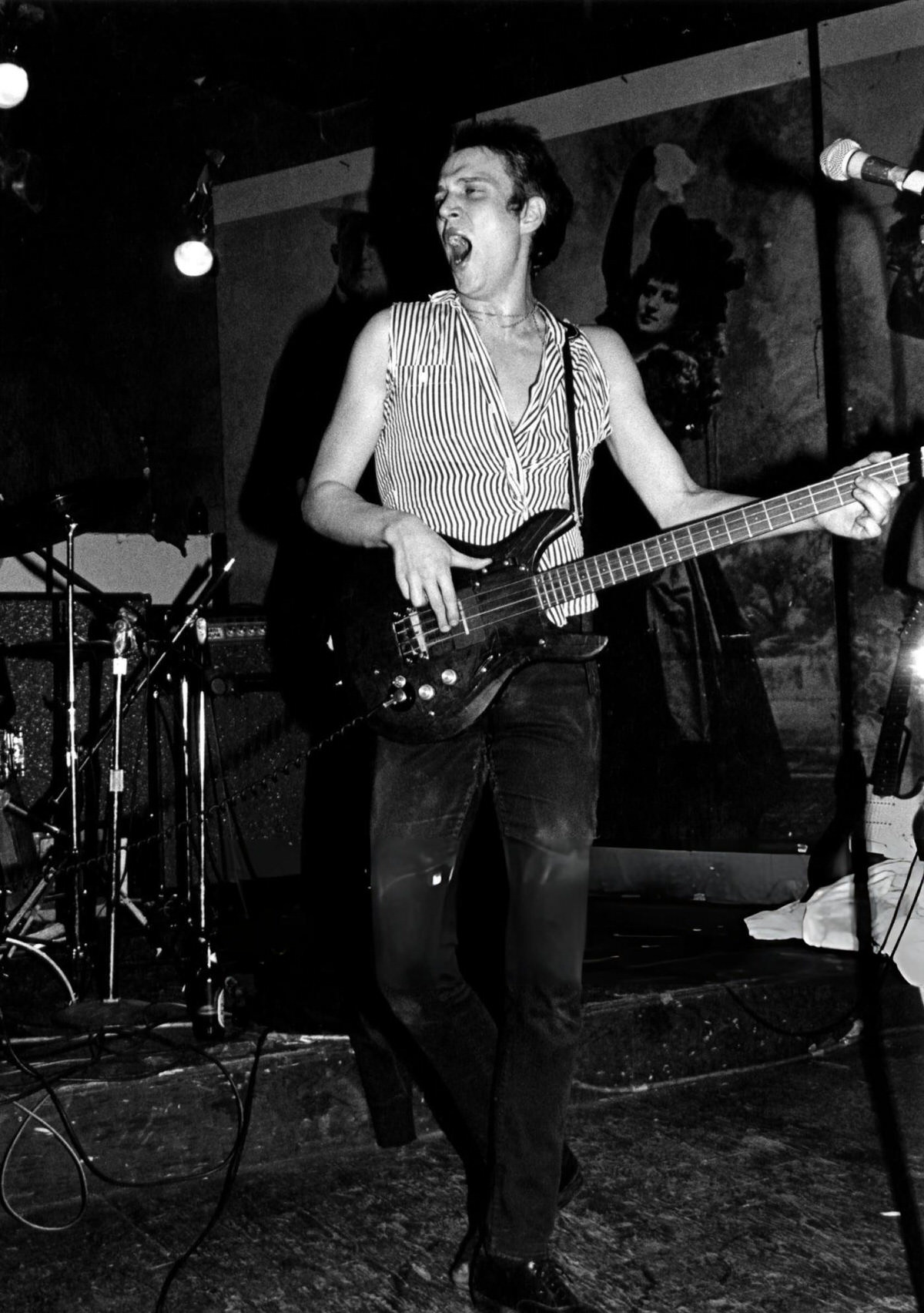 Richard Hell At Cbgb, New York.