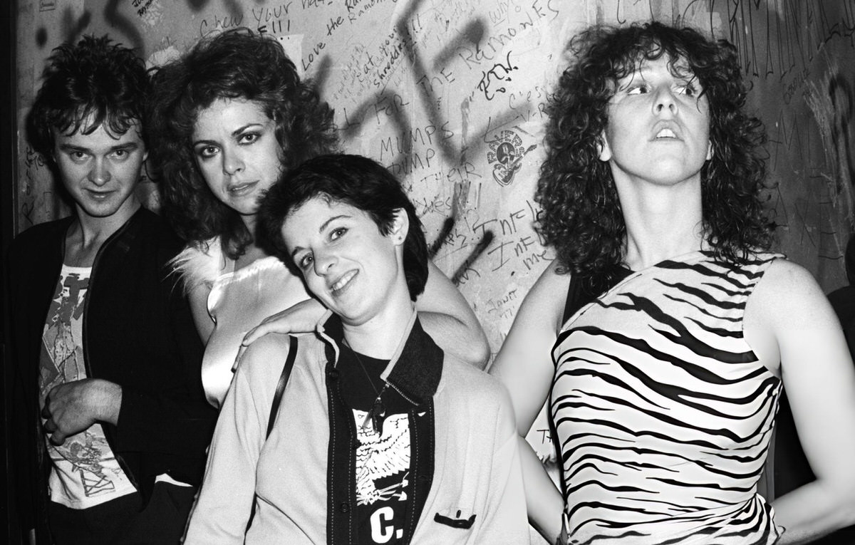 The Erasers Backstage At Cbgb, New York, 1977.