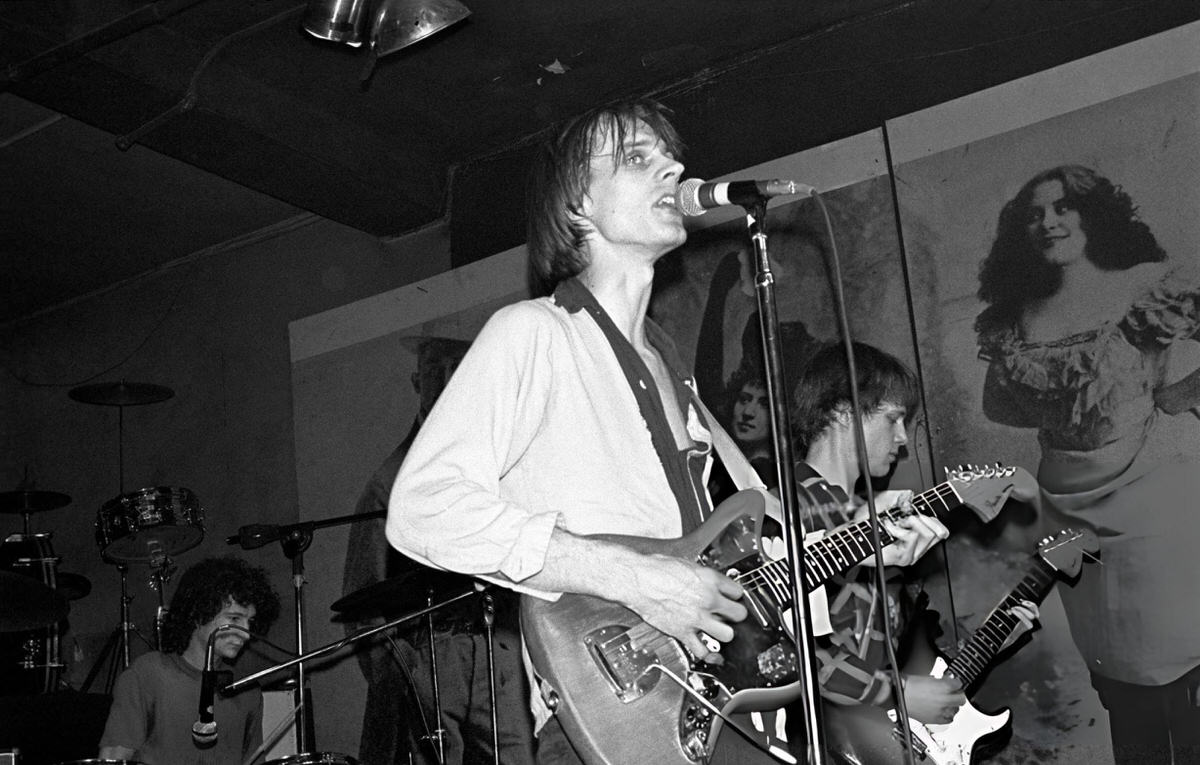 Television Performing At Cbgb, New York, 1977.