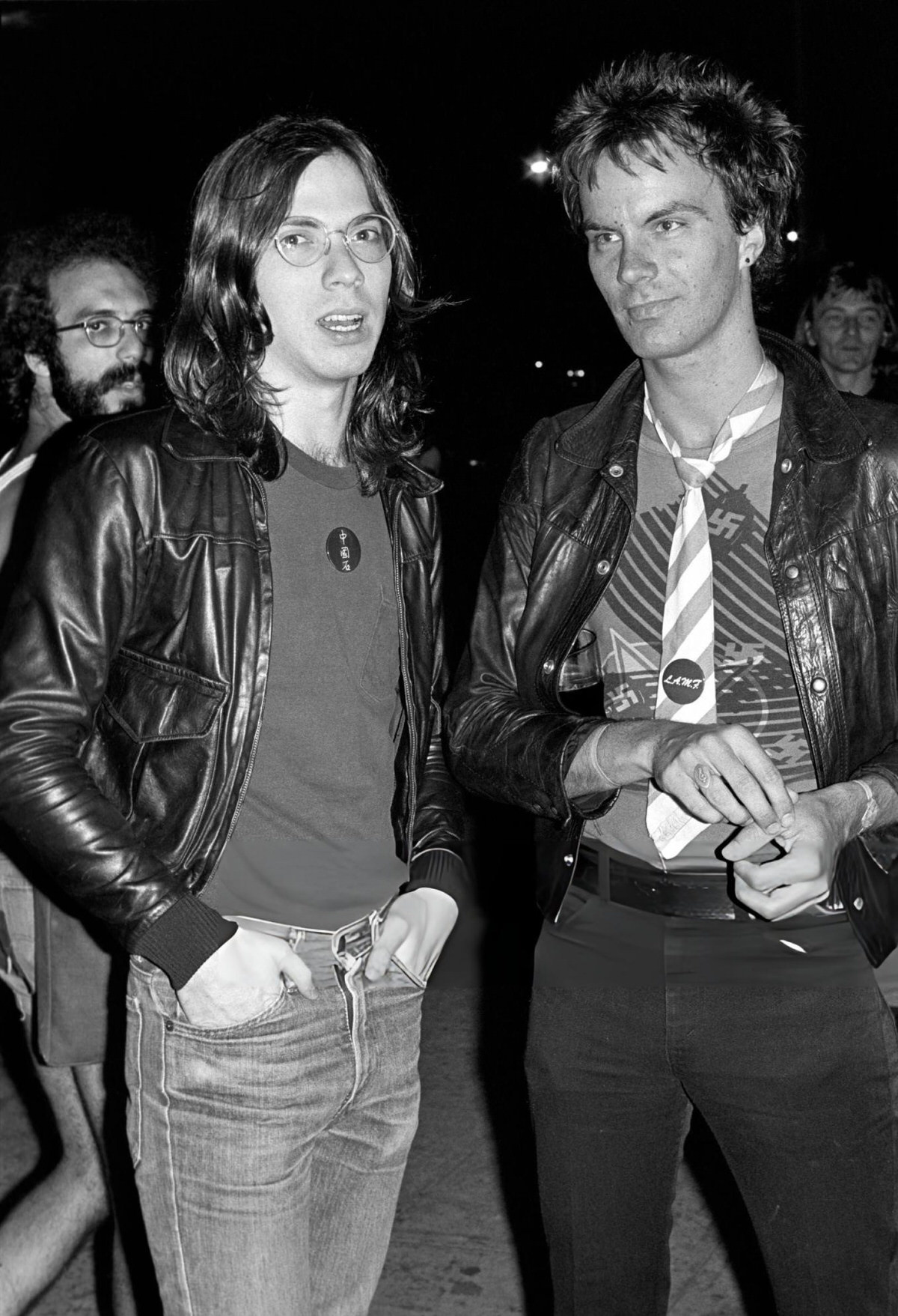 Binky Phillips And Walter Lure At A Dead Boys Show At Cbgb, New York, 1977.