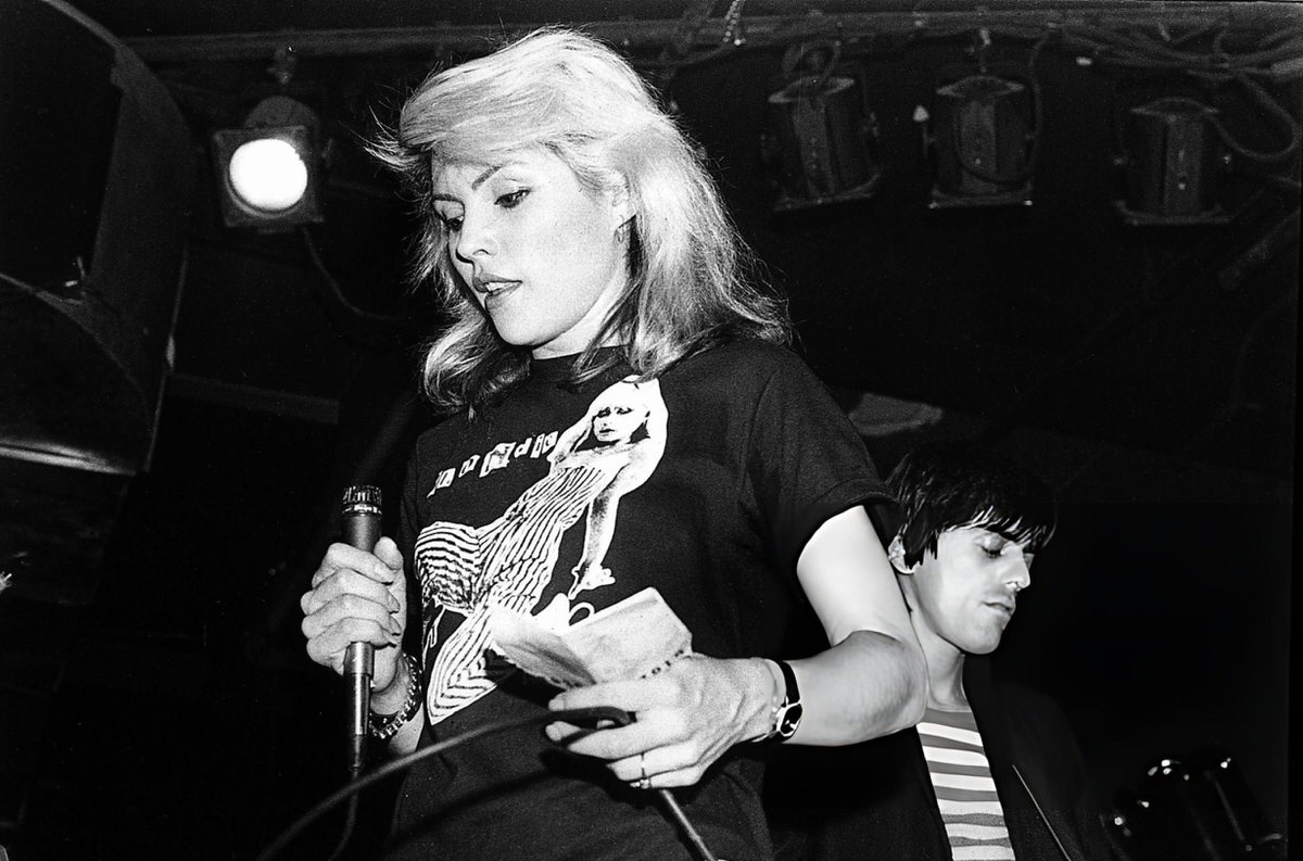 Blondie At Cbgb, New York, 1978.