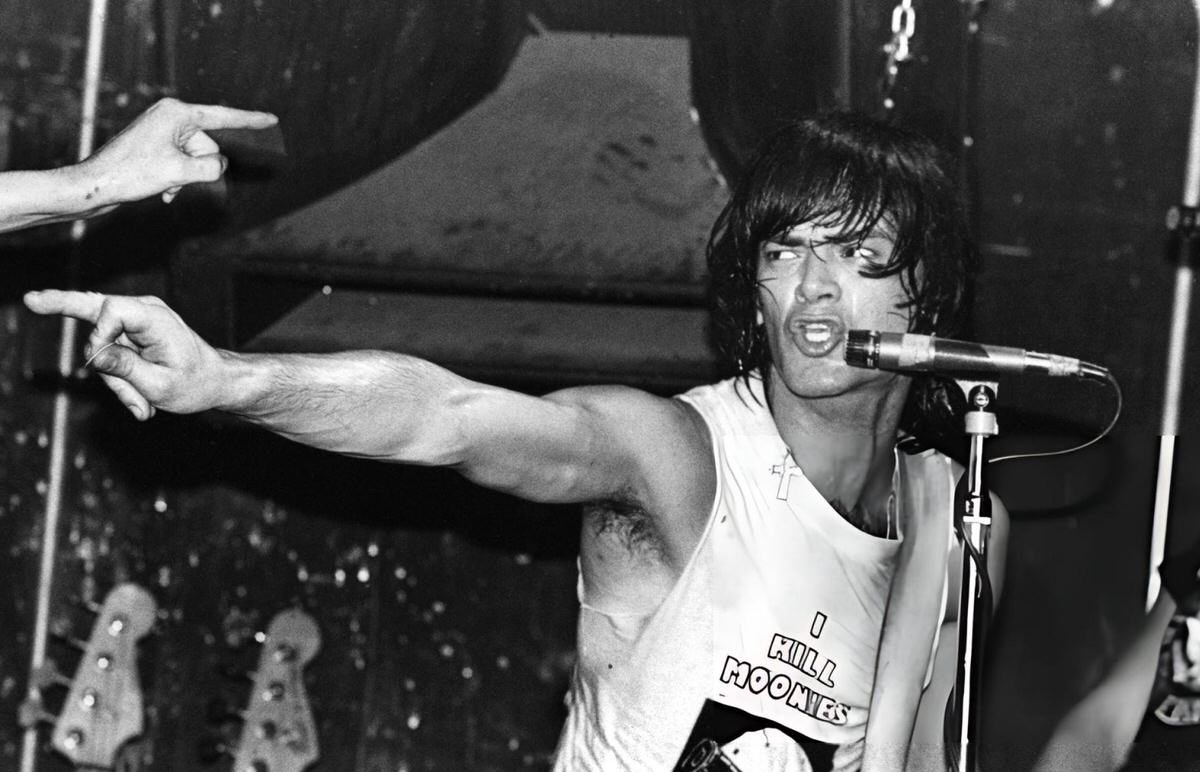 Dee Dee Ramone At Cbgb, New York, 1978.