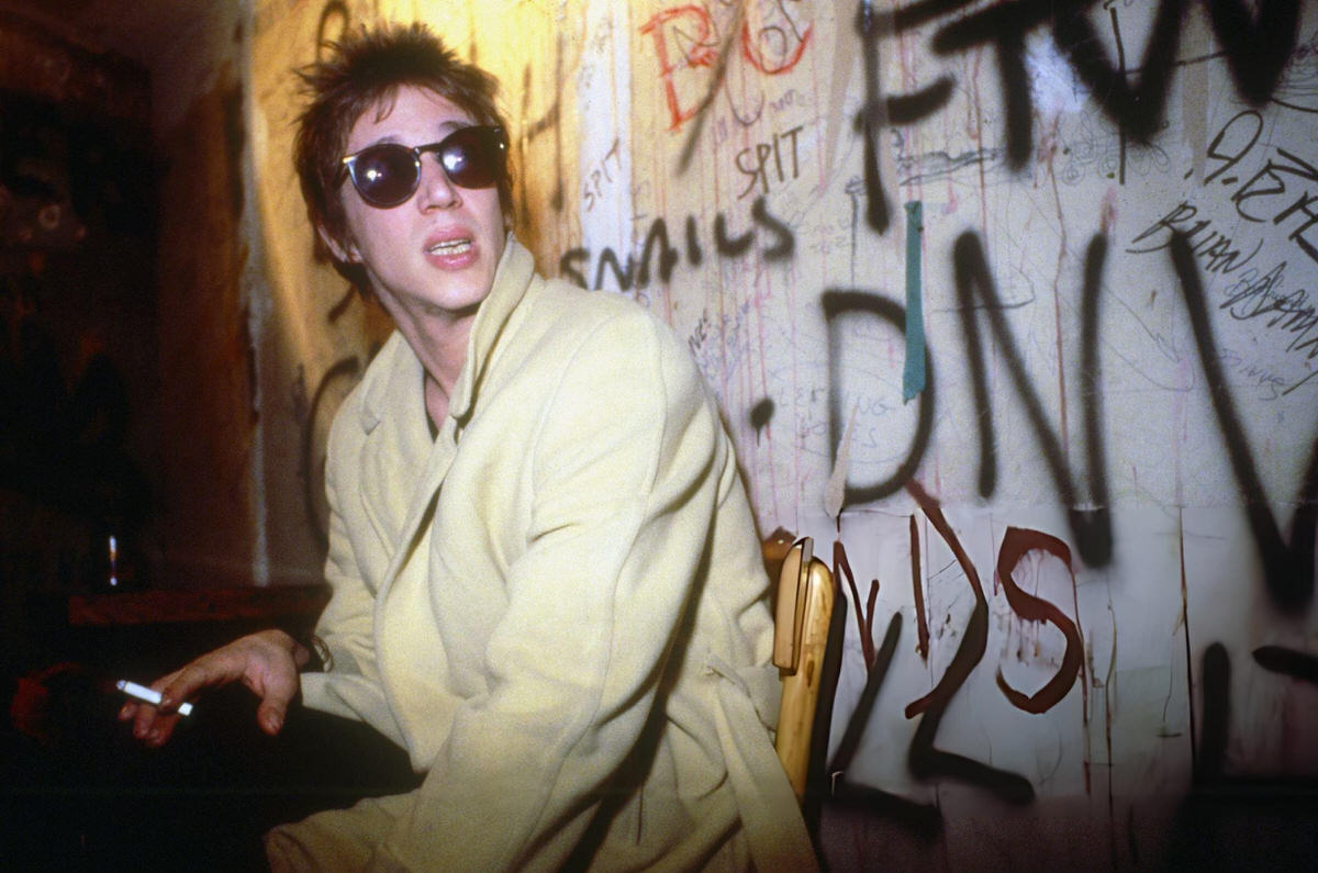 Richard Hell At Cbgb, New York, 1978.
