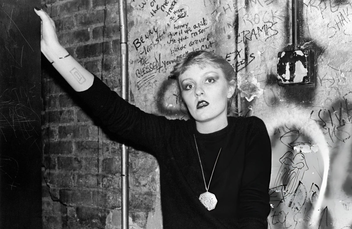 Punks At Cbgb, New York.