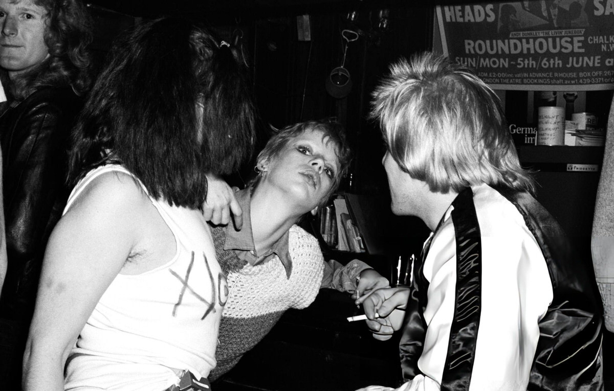 Richie Lure Of The Erasers Performing At Cbgb, New York, 1978.