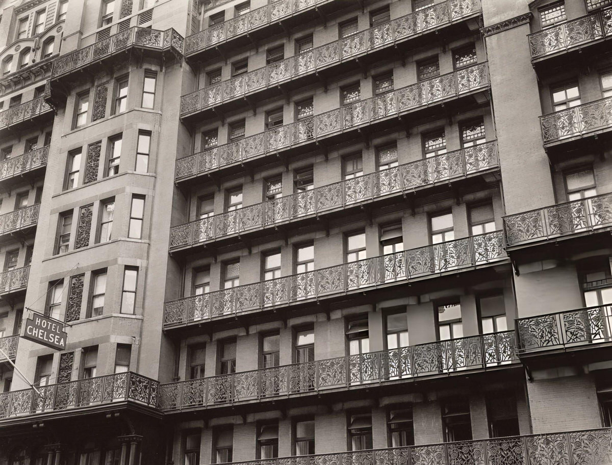 Chelsea Hotel On West 23Rd Street, New York, 1936.