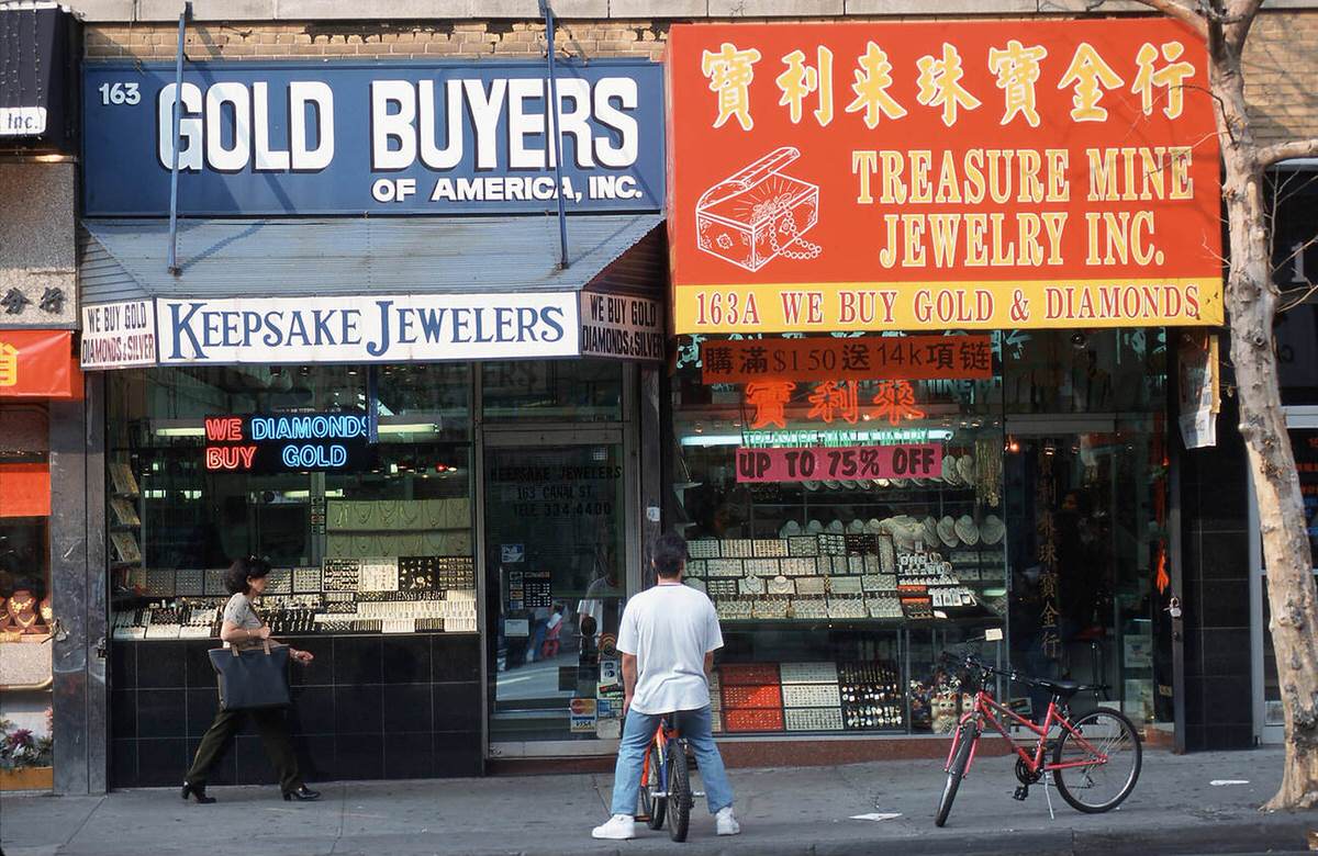 Chinese Shops On Canal Street, Chinatown, 1998.