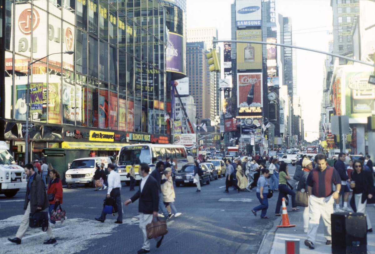 Times Square, 1998.