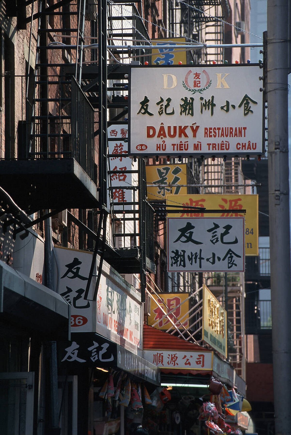 Signboards In Chinatown, 1999.