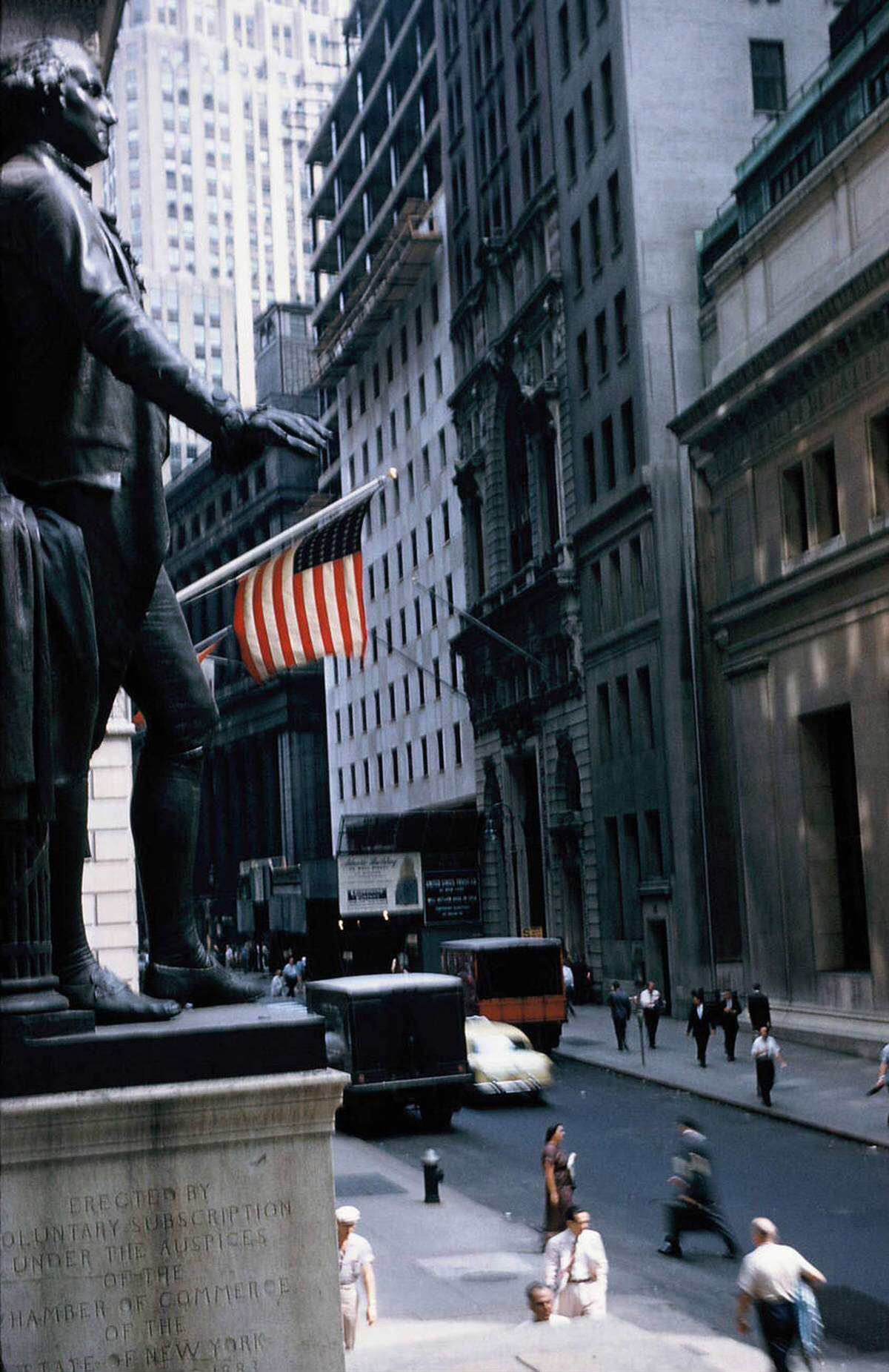Wall Street, New York, 1958.