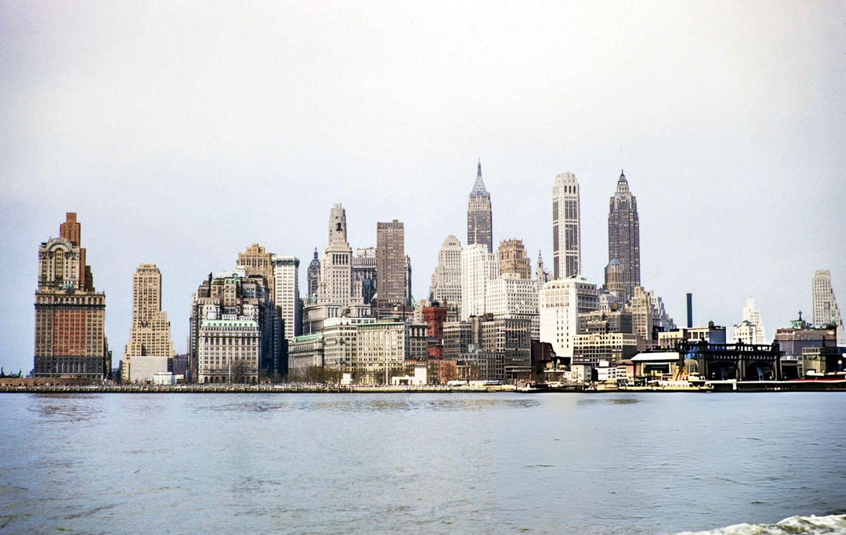 Manhattan Skyline, 1953.