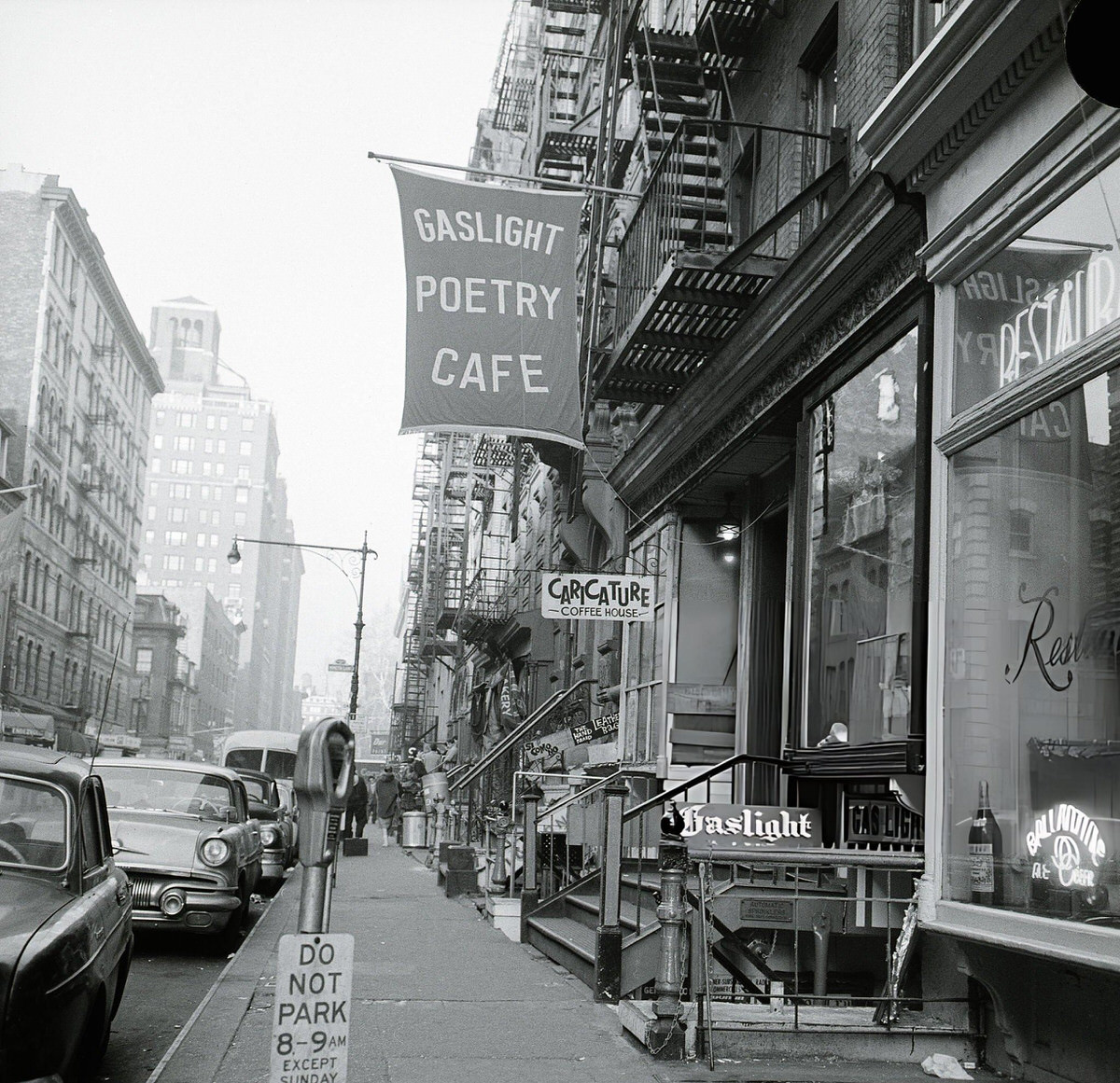 Gaslight Poetry Cafe At 116 Macdougal Street, 1961.
