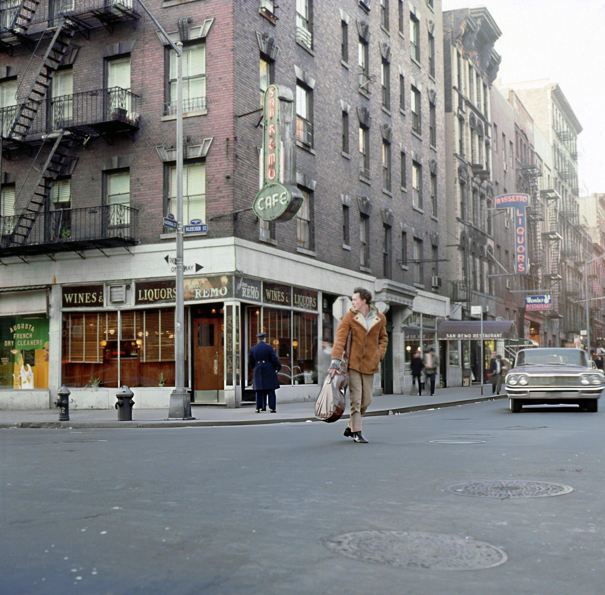 Fred Neil Crossing The Intersection Of Bleecker And Macdougal Streets, 1965.