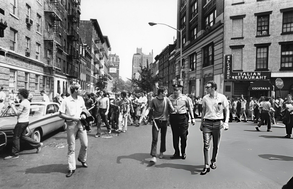 Marty Robinson And Others Marching In A Gay Rights Rally, New York, 1969.