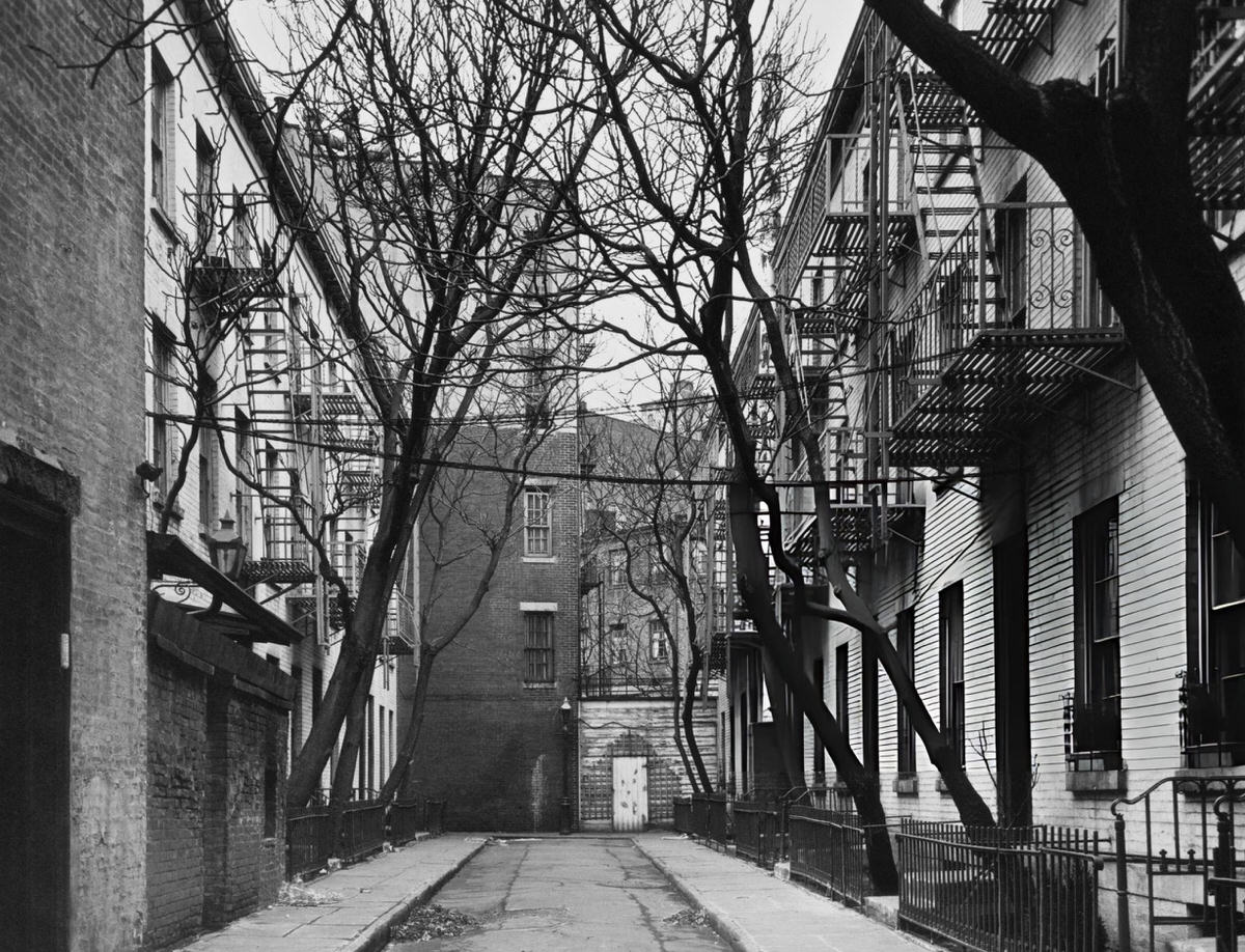 Patchin Place In Greenwich Village, 1960.