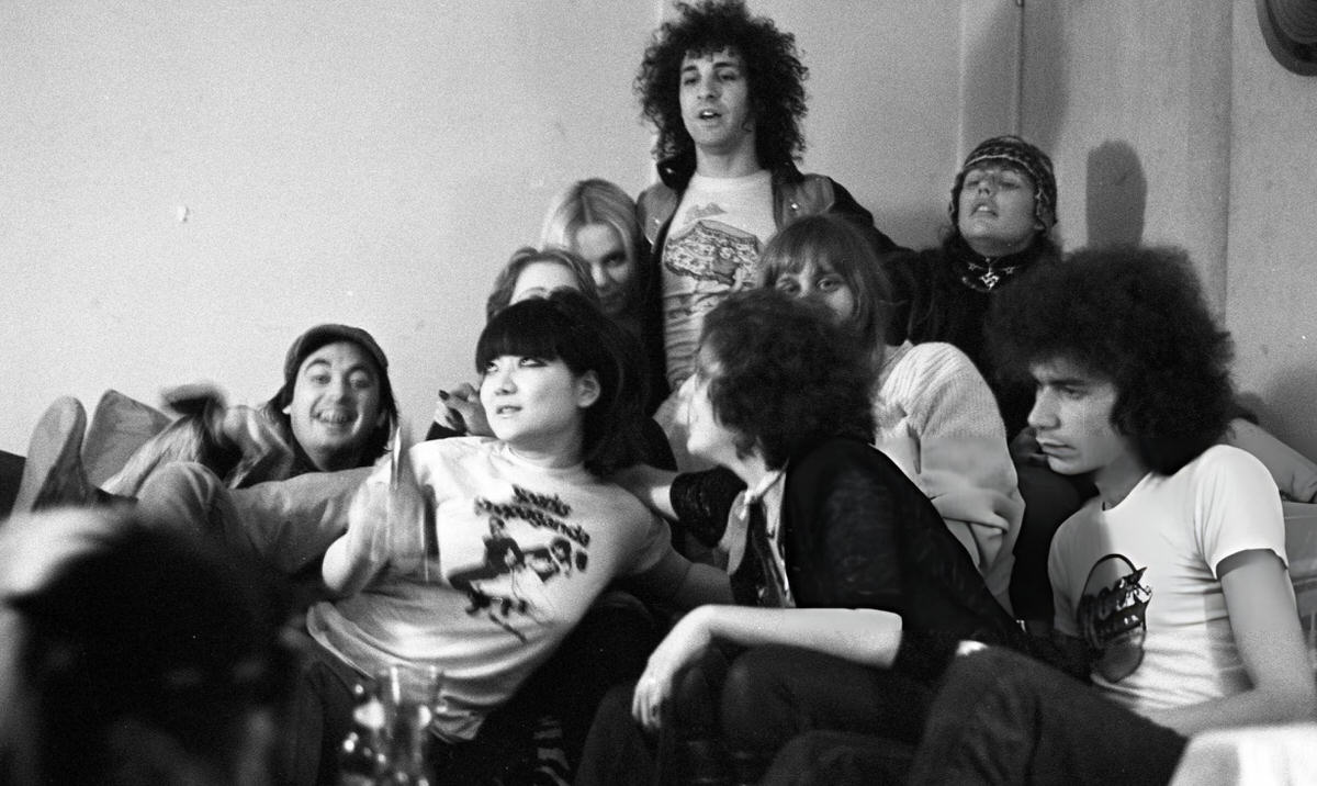 Group Portrait Including Anya Phillips And Nancy Spungen In A Greenwich Village Apartment, 1975.