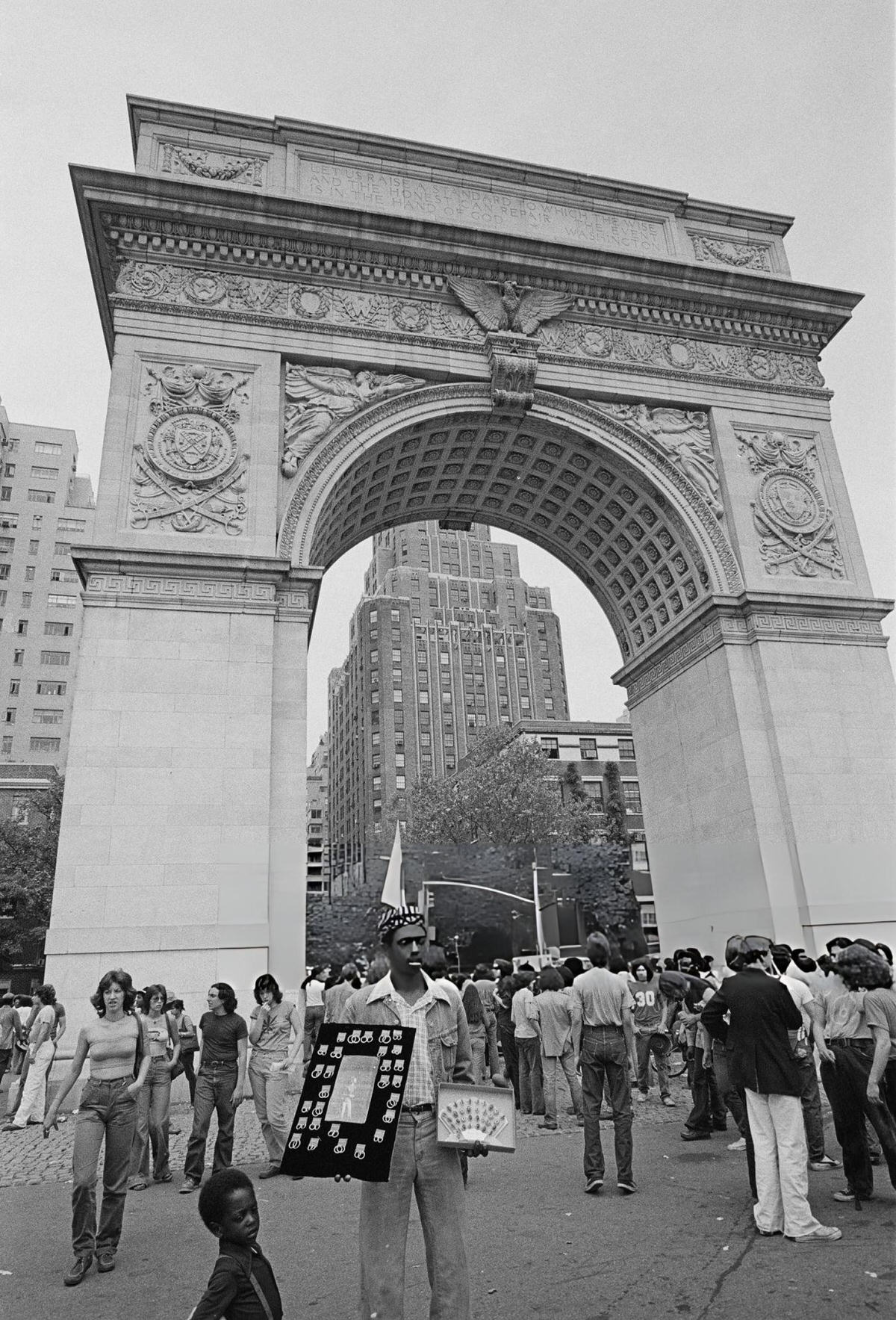 Washington Square Arch, 1976.