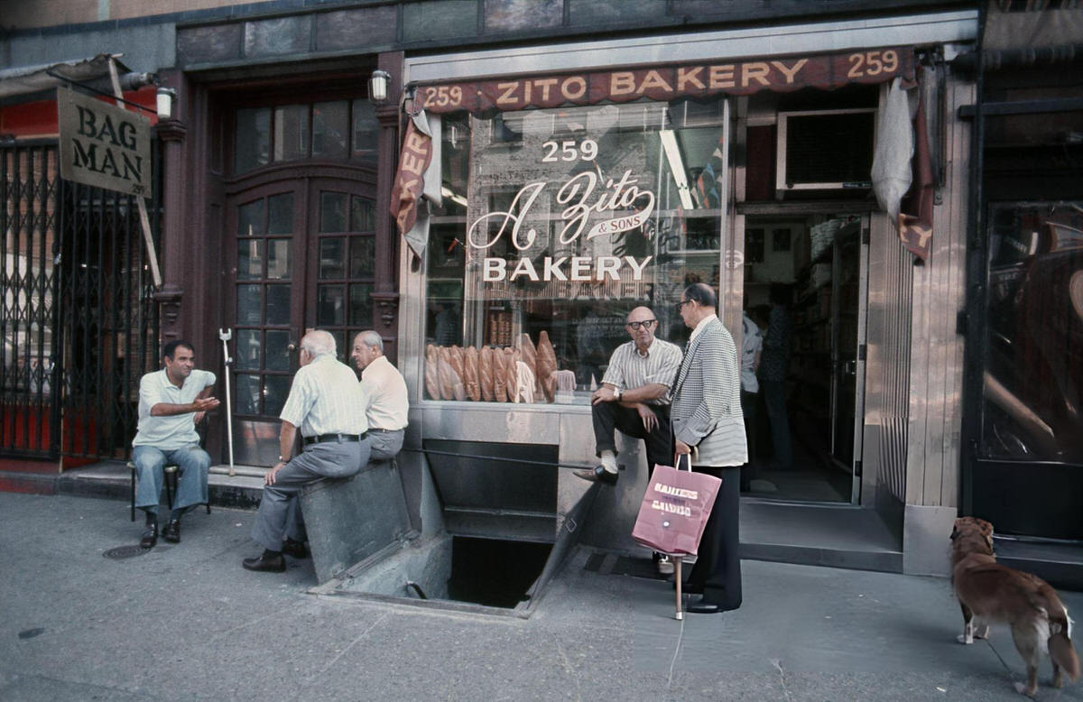 A. Zito And Sons Bakery On Bleecker Street, 1976.
