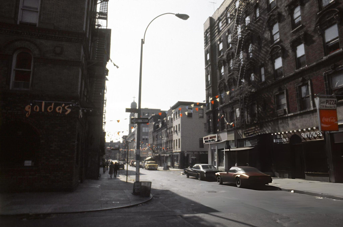 John'S Pizza At Bleecker And Jones Streets, 1976.